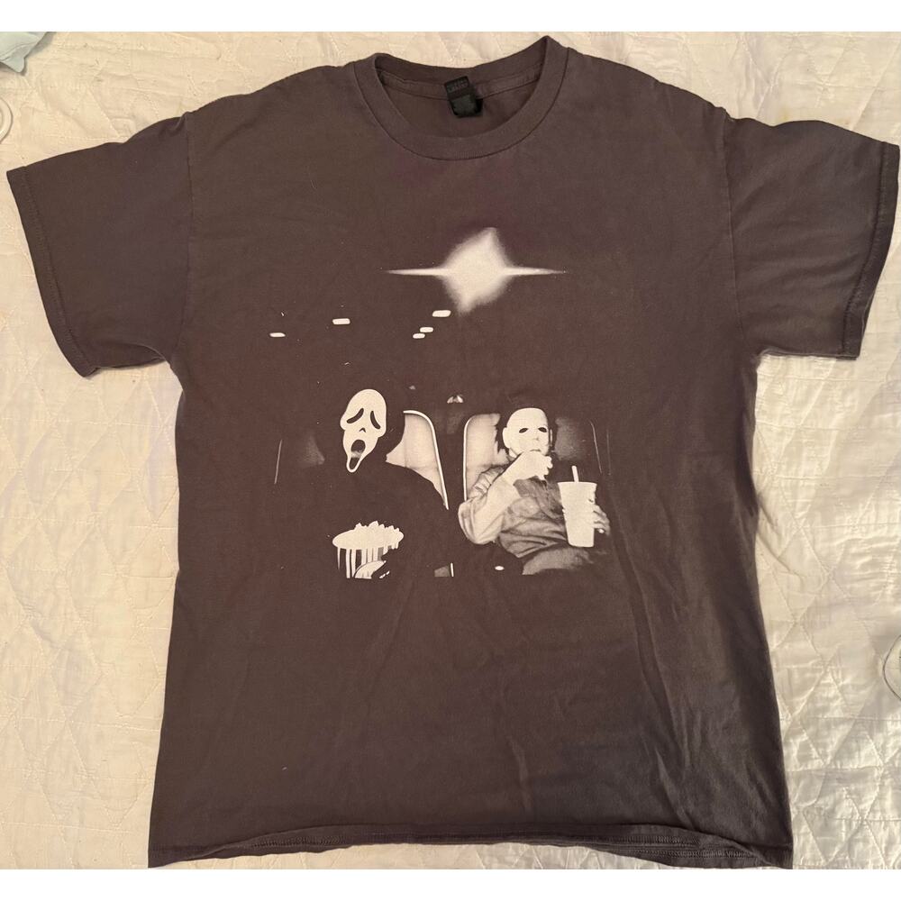 Michael Myers, Ghost Face T-Shirt, Horror Movie, Halloween, Size Medium